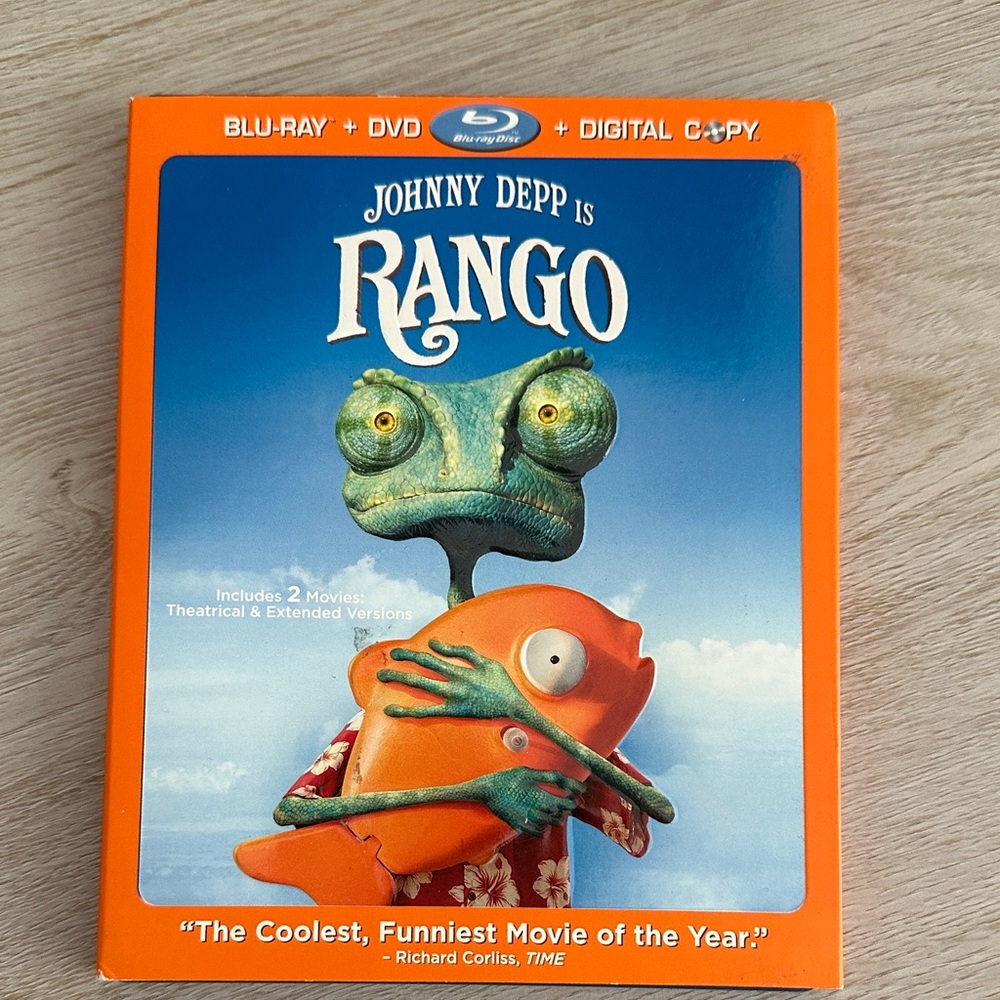 Rango Blu-ray DVD Digital Copy